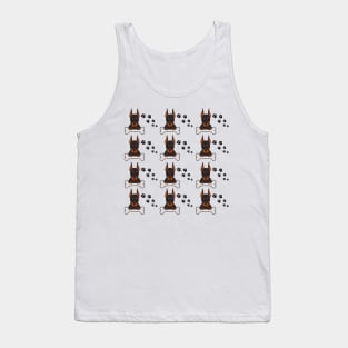 Doberman pinscher dog pattern Tank Top